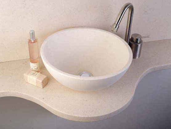 Massive Carrara Marble Sinks