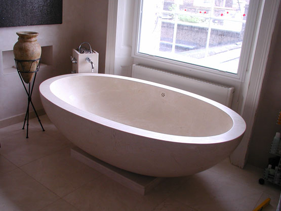 Massive Carrara Marble Sinks