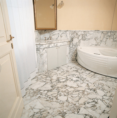 Luxury Carrara Marble Bathroom Design