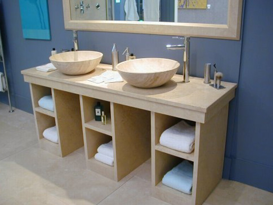 Massive Carrara Marble Sinks