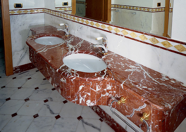 Massive Carrara Marble Sinks
