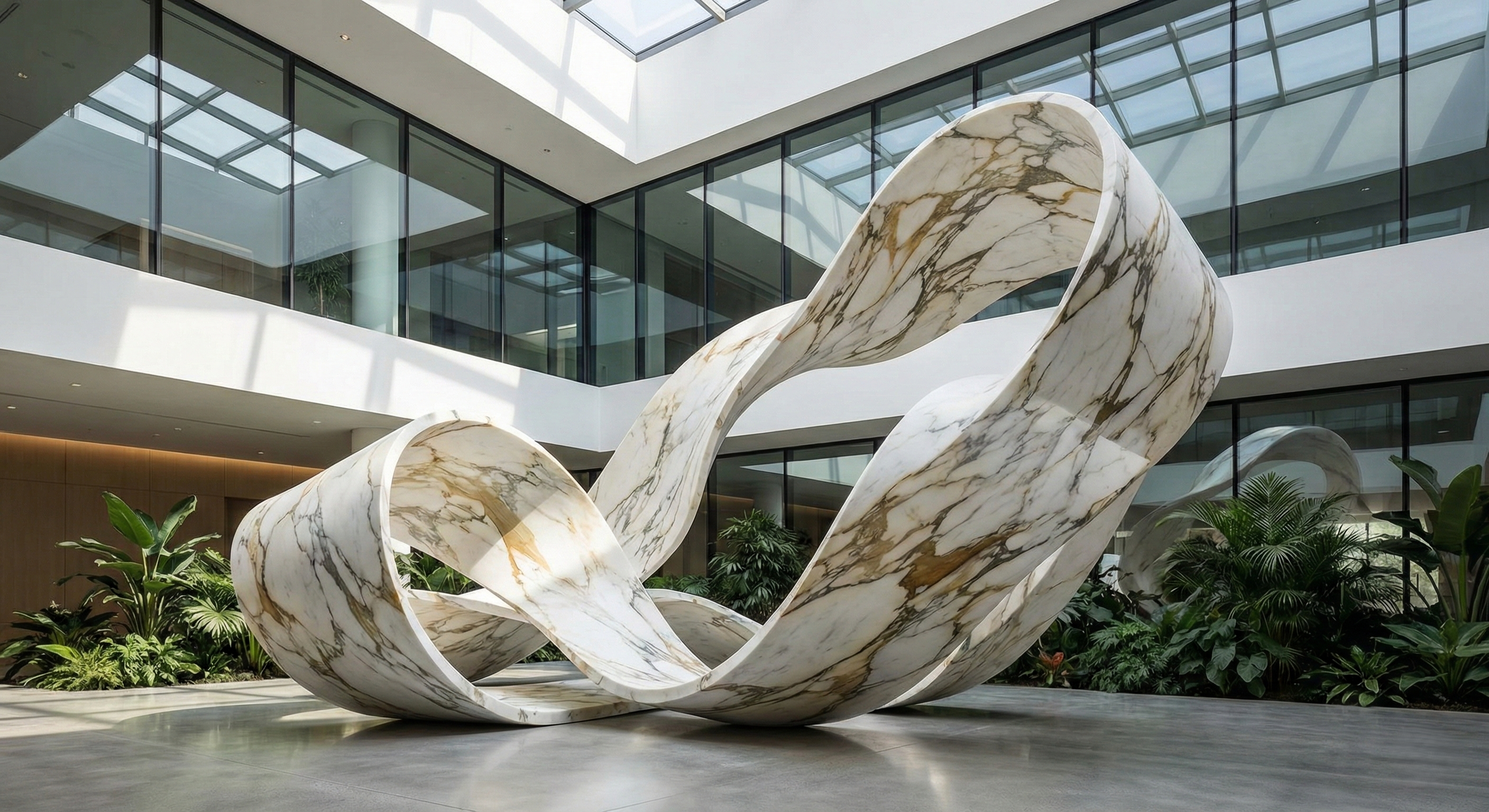 Calacatta Oro marble art - Exclusive hand-carved sculptures and artistic stone masterpieces. - Marmi di Carrara since 1956 Italy