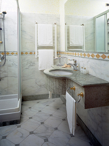 Luxury Carrara Marble Bathroom Design