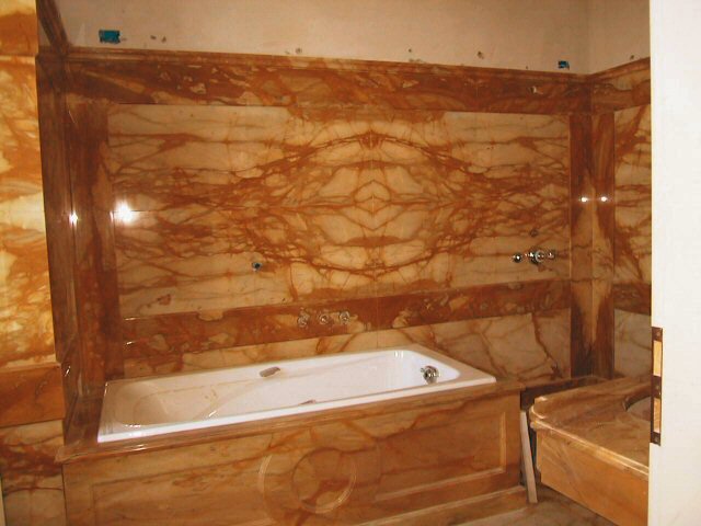 Luxury Carrara Marble Bathroom Design