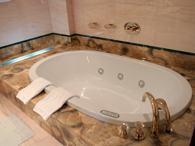 Luxury Carrara Marble Bathroom Design