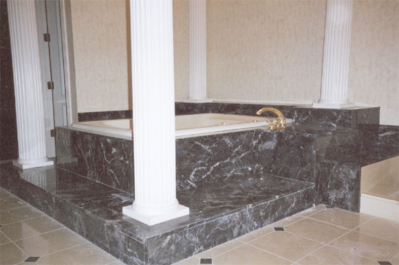 Luxury Carrara Marble Bathroom Design