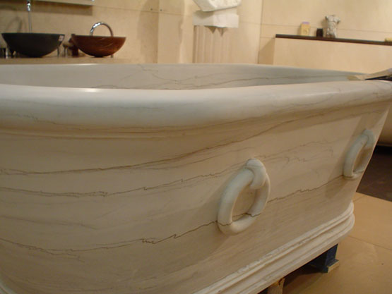 Massive Carrara Marble Sinks
