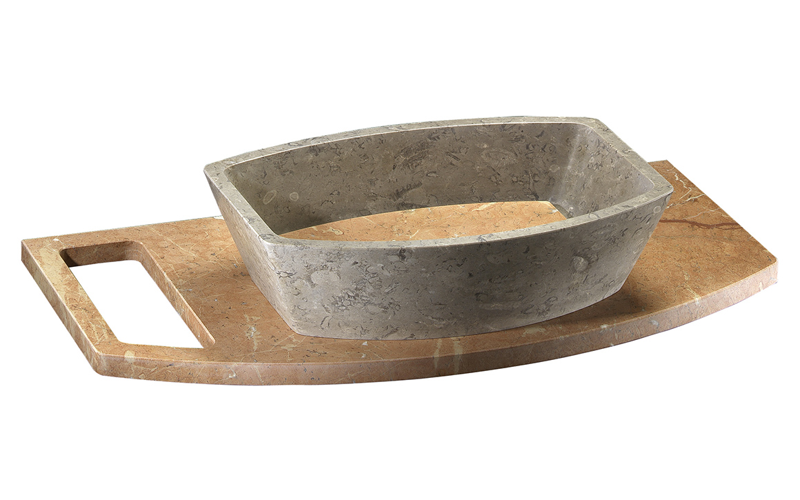 Massive Carrara Marble Sinks